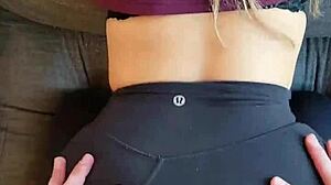 scarlet winters lululemon leggings ripped yoga fuck leak intrigue
