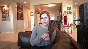 Bro's wife needs cash bad... Scarlett gushes hard part 1!!