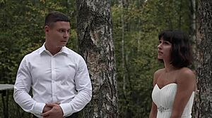 slut bride takes two cocks in pussy at wedding huh?