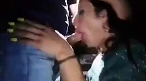 Indian shemale endures intense gangbang pounding on rocking train ride