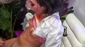 Nade Face-Fucks Sasha's Throat Gagging on Massive Cock with Sloppy Deepthroat Cumshot
