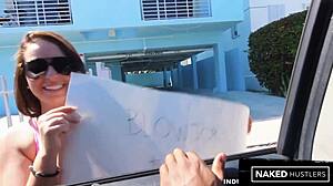 yo miami car wash turns into nina colada's public blowjob fest