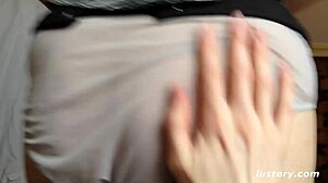 Poppy submits boldly to Danny's hard slaps and tickles