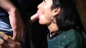 Indian shemale endures intense gangbang pounding on rocking train ride