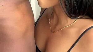 cute latina girlfriend licks and sucks my nipples nonstop amateur fun