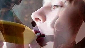 Wow! AI banana tattoo dazzles on intricate skin designs!