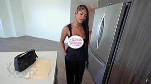 Young Hot Ebony Real Estate Agent Curvy Ass Fuck Job