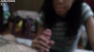 Jade Sucks Friend Hard as Hubby Films and Moans Loud!