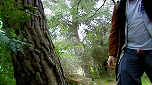 Blowjob in Nature Turns Wild