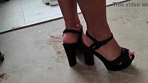 sol struts in miniskirts and heels, virgin latina tempts wildly