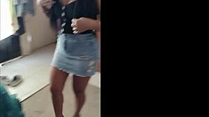 sol struts in miniskirts and heels, virgin latina tempts wildly