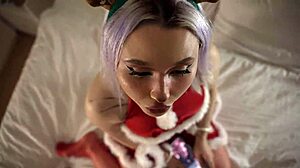 stepdaughter's tight costume too revealing had to punish creampie deepthroat ass