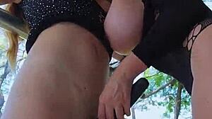 Fucking my friend hard right on the balcony feels amazing!