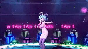 hatsune miku's bunny costume hides what big tits and ass?