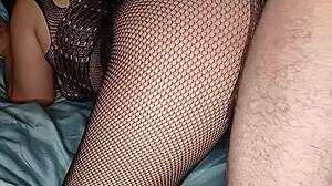 Daddy's huge cock fills all my holes Christmas gift