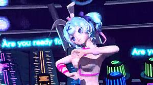 hatsune miku's bunny costume hides what big tits and ass?