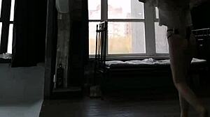 Elza Kom's curvy milf ass in sexy lingerie and panties