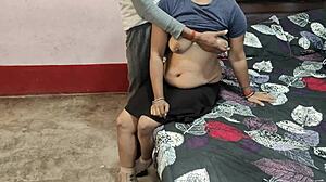 Bhabhi's ass ripped by devar in rough anal