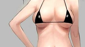 oruka's blonde tits swell massively with lactating milk flow