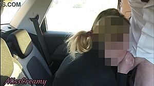 teacher sees my dick flash then fucks car public