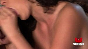 fucking that sexy brunette milf hard