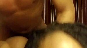 Ebony babe checks into hotel for rough nasty pounding session with big black cock