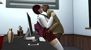 Student Fucks Teacher for Top Grade Threesome
