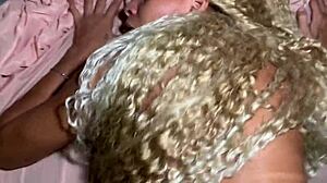 Blonde Bikini Teen Gives Ass to Lover in Slum