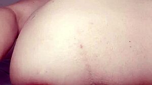 Cheating Wife Fingers Ass for Cuckold Boss!