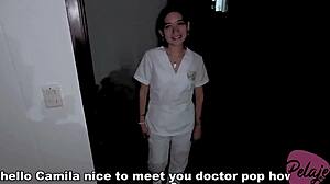 step sis nurse outfit drains patient cum straight into tight pussy hospital pov