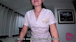 step sis nurse outfit drains patient cum straight into tight pussy hospital pov
