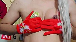 linda navideña transexual's rica tetas got me hooked