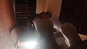 Professor Upskirts Busty Latina Student Skirts in Class