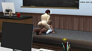 Student Fucks Teacher for Top Grade Threesome