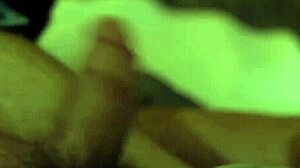 Gorgeous ts big boobs cum sprayed after monster cock anal ride