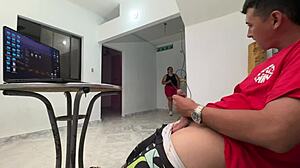 wanna see her stroke it for her employee then get fucked hard?