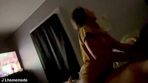 Dude my stepsis rides cock like a pro small tits bouncing wild!