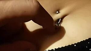 i get so relaxed massaging her sexy latina belly button natural tits