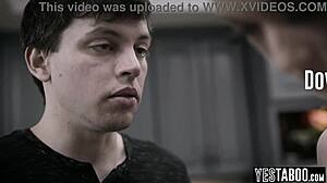 Hey petite maid why let stepson smash your tight pussy so hard?