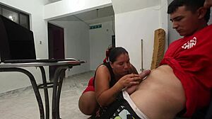 wanna see her stroke it for her employee then get fucked hard?