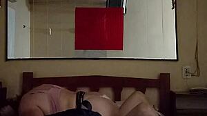 Wife rides cowgirl then missionary pounding with hubby