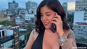 Fat Ass Mexican Mamacita Barbara Worships Cock In Shower!