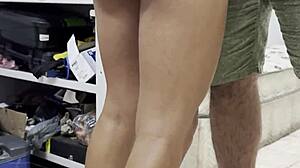 hotwife takes two anal creampies cuck watches mouth cum