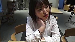 BEAUTIFUL JAPANESE OFFICE LADY CHEATS WITH HOT WORK FUCK SESSION!