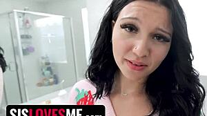 bailey blaze teases panties off for taboo cowgirl ride with joshua lewis on sislovesme