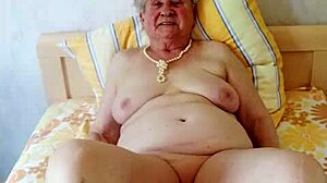 Horny Old German Granny Fingers Her Hairy Mature Pussy In Homemade Masturbation