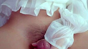 watch my hairy asian pussy get rubbed hard before deep toy insertion play