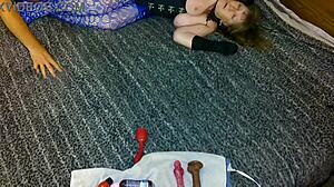 Granny Carmen Blue Angel Licks Dick Double Cum Dream