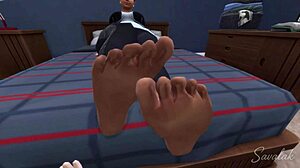 Two mistresses dominate young boyfriend in full submission story