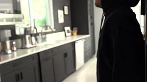 Lucky stepson plugs kinky stepmom's ass... fills her with hot jizz!